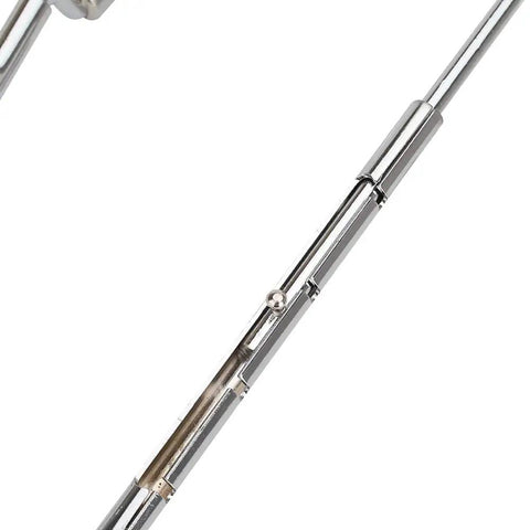 Close-up of Lamp Shade Harp Holder Kit For 7 To 10 Inch Lamps With Three Eighths UNO Fitter showing silver detachable parts.