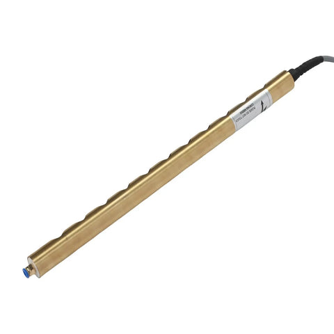 Pro Level Fifty Millimeter Ionizing Air Bar Built To Kick Static Right Off Production Surfaces Delivers Half Second Neutralization And Whisper Quiet Performance. Brass design, 500mm length.