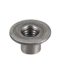 30 Pcs Carbon Steel Tee Nuts With Flange For Wood Furniture Connectors Round Bottom Through Hole Sleeve With Female Threads M8 And M10