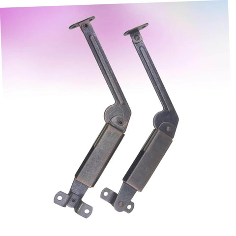 Antique Copper Spring Arm Safety Supports For Cabinets And Wooden Boxes Two Pack Easy To Install And Use