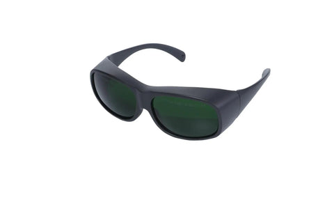 Top Tier Laser Safety Glasses For Handheld Laser Welding And Fiber Rigs Featuring Badass OD8 Plus Din4 Shields, unisex polycarbonate frames.