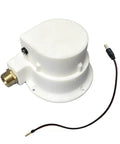 Off Grid 50W Micro Hydro Generator With Brushless Permanent Magnet Turbine, compact unit with white casing and connector cable