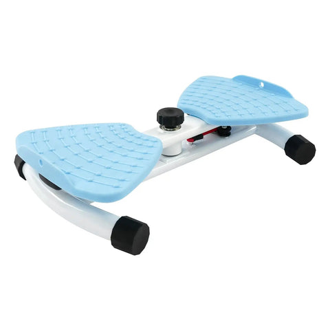 Waist Twisting Board With Elastic Bands And Dual Pedals For Core Burn, Durable PP And Iron Build, Stable T Base, 264 Lb Load