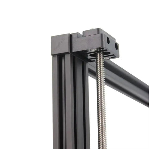Z Axis Lead Screw Mounting Blocks Set Of Eight For 3D Printers Plastic Bracket That Cuts Vibration And Print Banding Easy Install For Stable Z Axis Bearings Compatible With Ender 3 And CR 10 Series, black plastic lead screw mount on 3D printer frame