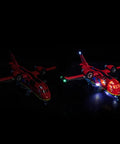LED Lighting Kit For 60413 Firefighting Aircraft Model Lighting Upgrade Lighting Components Only No Model Included display at night