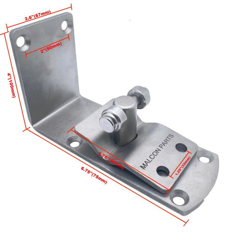 Stainless Steel Upper Hinge And Bearing Plate Assembly Kit For Eliason Double Action Swing System Replacement K0198 K0197 K0196 K0195