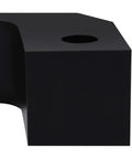 Close-up of Heavy Duty 3.5 Front Leveling Kit For 2007 To 2018 Chevy Silverado 1500, black diff drop spacer detail.