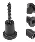 Black metal wall stopper and spacer kit part for Sliding Barn Door Track Spacers And Wall Stopper Kit For Easy Installation.