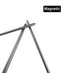 Six Piece One Quarter Inch Hex Shank Phillips Screwdriver Bits Set With Magnetic Cross Heads, long 5.9 inch bits detail view
