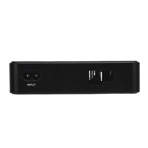 Mini Ups Battery Backup With 10400mAh Capacity For Routers Modems And Security Cameras Features PoE 15V 24V Output and input port view.