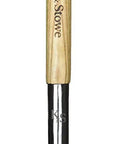 Kid Sized Garden Digging Fork with lightweight stainless steel head and ash wood handle, handcrafted for little growers and mini green thumbs