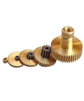 0.35 Module 43 Tooth Copper Gear Shaft M3 Internal Screw Gearbox Precision Micro Copper Gear for RC Cars and Micro Models