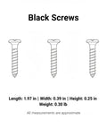 Self Tapping Screws For PC Case Installation Carbon Steel Fastener Kit with black oxide finish and assorted lengths