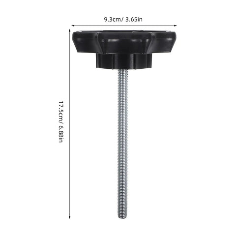 Side view of Universal Fit Spare Tire Clamp Bolt for Secure Mounting with measurements 9.3cm x 17.5cm