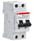 Residual Current Device FI Safety Switch DS201 B10 A 10A Single Unit 230V AC Type B Earth Leakage Trip, DIN-rail Mount RCD