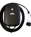 Wall-mounted Level 2 EV Charger for Home Or Outdoor Use, SAE J1772 Type 1 Connector, NEMA 14-50 Plug and Charge ready
