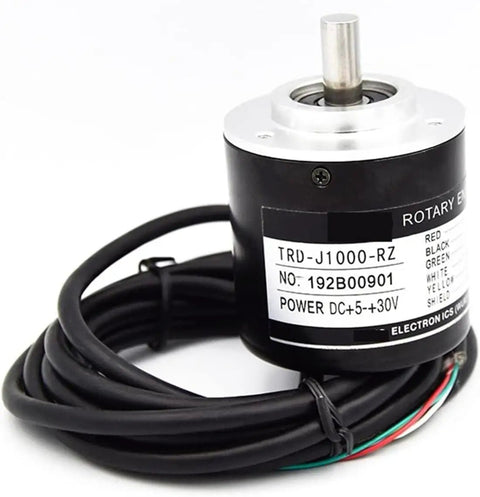 Absolute Rotary Encoder Potentiometer For Pro-Grade Precision Control Model TRD J1000 RZ Color J60 with cable and label visible