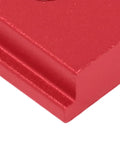 Close-up of red 4 Pack M8 T Slot Nuts For 30 Series Aluminum Profiles With Galvanized Finish Pro Grade Easy Install For Woodworking Tables And Table Saws Replaceable Linear Motion Parts Red