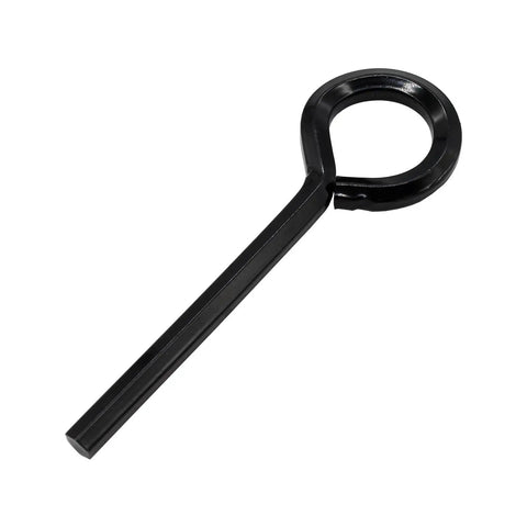Black key from 12 Piece Hex Dogging Key Set With Full Loop For Key Ring Built Tough Heavy Duty Annular Allen Wrench For Push Bar Door Panic Bar