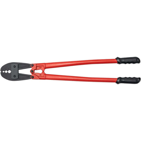 Heavy Duty Wire Rope Crimping Tool With 30 Inch Long Handle For Five Thirty Second Inch, One Quarter And Five Sixteenth Inch Sleeves