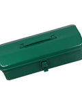 Big Boy Green Metal Toolbox with Rugged Carry Handle and Secure Latch Perfect for Garage Organization and Truck Bed Runs