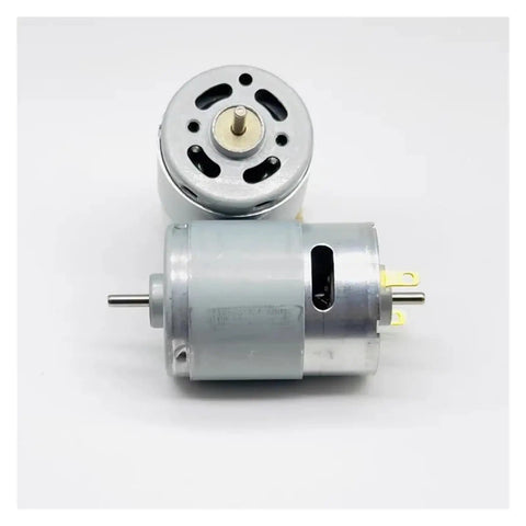 RS-385PH-18100 Mini Dual Shaft DC Motor, 6V-24V, high speed, dual axis, 28mm size, 2.3mm output shaft for RC cars, drones