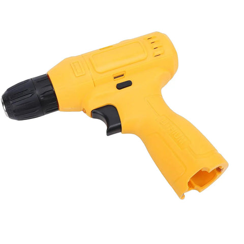Compact Cordless Drill Driver with ergonomic anti-slip grip and black chuck, ideal for home DIY and yard projects.