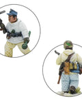 Winter Fallschirmjaeger Bolt Action Platoon Miniatures Pack features paintable 28mm WW2 German Paratroopers for tabletop gaming.