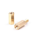 300Pcs M3 Brass Hex Column Standoff Spacer Nut Assortment Kit For Electronics Projects DIY Mounting Hardware With Brass And Stainless Options Versatile Mounting Hardware For PCBs And Panels, brass hex standoffs