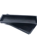 Two-piece wooden board molds for concrete DIY garden pathways, ideal for patio pavers, walkways, and garden decor.