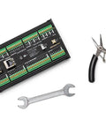 Portenta Machine Control Industrial Beast Controller For Automation Robotics And IoT With Dual Core Processor, shown with tools
