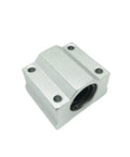 Heavy Duty 25mm Linear Motion Ball Bearing Slide Unit Block made of aluminum with precision steel bushing for smooth operation.