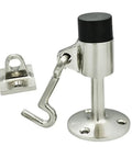 Anti Collision Door Stop With Suction Cup And Buckle Buffer, Top Block Glass Stopper Locator in zinc alloy with rubber tip