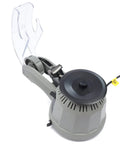 Automatic Ribbon Cutting Machine With Adjustable 6 To 60 Mm Cutting Length And 3 To 25 Mm Tape Width, top view, grey design