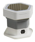 Game Changer No Sweat Portable Folding Washing Machine 8L Compact Mini Washer Dryer with three rinsing modes.