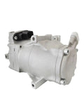 Hybrid Electric Air Conditioning Compressor Direct Fit Nissan C27 Serena E Power R134a high voltage unit side view with connectors.