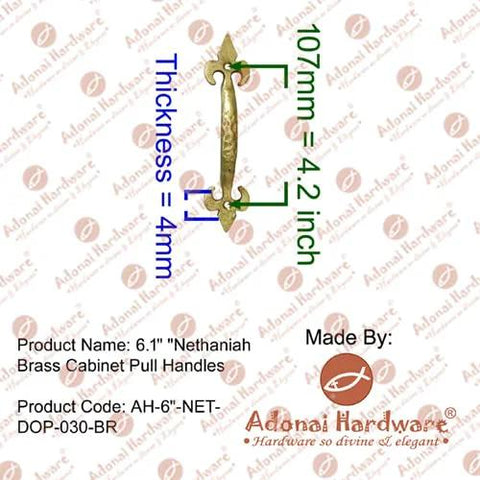 Antique Cast Iron Cabinet Pulls 6.1 Inches Matte Black Two Pack Includes Matching Screws For Vintage Wooden Doors Gates Closets