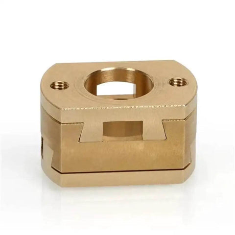 Sick Smooth Z Axis Coupler For Ender 3 V2 Cr10 Upgrade Fits T8 Screw 8mm To 18mm Oldham Adapter, brass