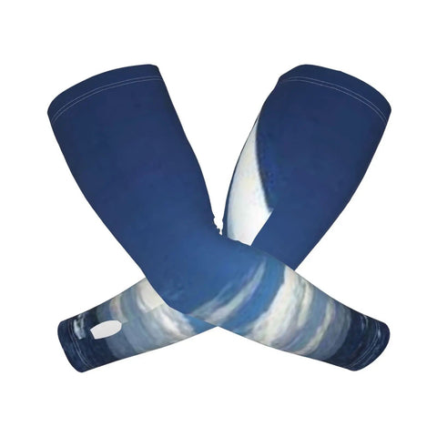 Moisture Wicking Ice Silk Arm Sleeves For Outdoor Sailing And Yacht Trips, Breathable Long Sleeve UV Protection With Thumb Hole