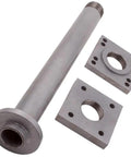 Heavy Axle Bearing Puller Tool Kit With Plates Fits Pickup Trucks 1979 1980 1982 To 1997 Removes Stubborn Hubs Cuts Cost On Labor Ensuring Quick Repairs For Diy Mechanics Fixing Their Ride Without Breaking Their Back Or Wallet. Gray steel puller kit with two threaded plates