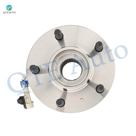 Top view of front wheel hub assembly replacement with sealed ball unit for 2000-2005 Pontiac Bonneville, OE 513179 cross-reference