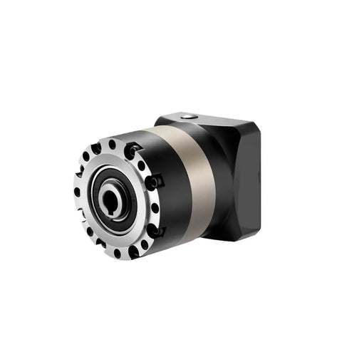 Compact Planetary Speed Reducer Gearbox Built Solid As A Rock For CNC Machining side view showing compact design and sturdy build.
