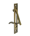 4 Inch Solid Brass Edge Pull EP475U5 for Doors and Cabinets, durable architectural hardware with concealed mounting, side view.