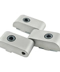 40 Series Captive Lift Off Hinge Assembly Kit - Standard 15 Pack, Compatible Cabinet Hinges With Hardware, Includes 40-2095, 40-2096, 40-2097 For Easy DIY Install, silver metal cabinet hinge parts