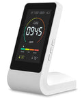 Real Time NDIR CO2 Detector For Your Home Office Infrared Carbon Dioxide Monitor With Temperature And Humidity Readouts Clock Display