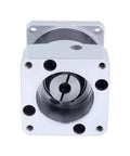 Front view of 10:1 Planetary Gearbox For Nema 23 Stepper Motors With 8mm Shaft And 20-25mm Shaft Length 57mm Flange 30 Arcmin Backlash