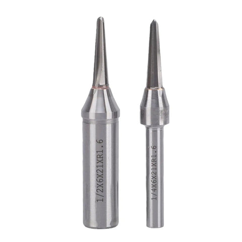 Durable 1/4 Inch Shank Carbide V Groove Router Bit With Rounded Bottom Arc For Wood Bending, two sizes of groove cutter tools