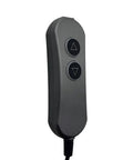 Remote Hand Control For Power Lift Chairs And Recliners With USB Backlight, Two Button Five Pin Prong Plug, Universal Handset in black