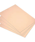Fr4 Single-Sided Copper Clad PCB Prototyping Board Pack of Four 200 X 150 X 1.2mm, stack of copper plated circuit boards