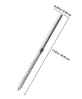 Stainless Steel Lag Screws For Deck Cable Railing Hardware Left And Right Threaded Screws For Wood Posts In Outdoor Decking Systems